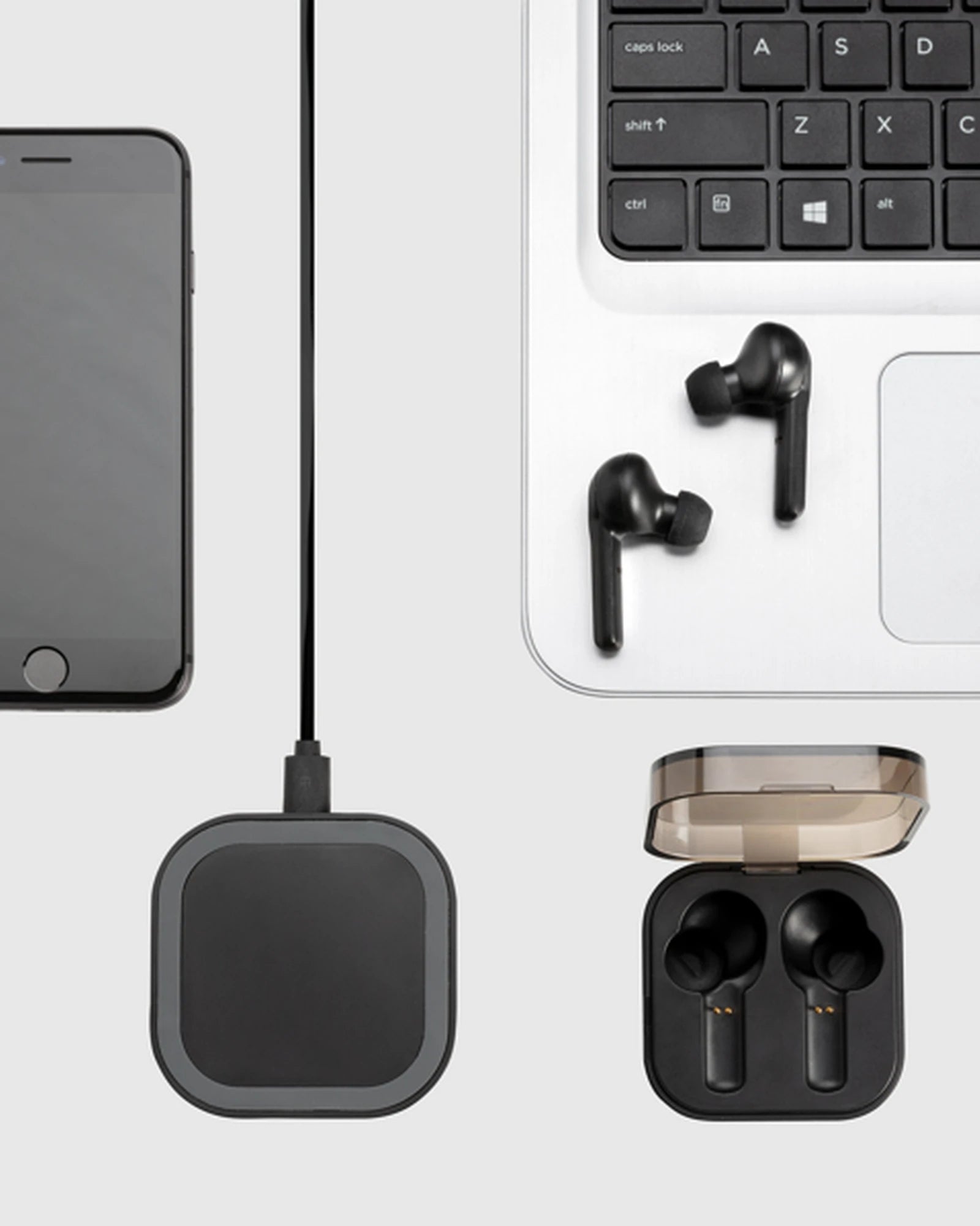 Custom wireless earbuds with charging case - 8