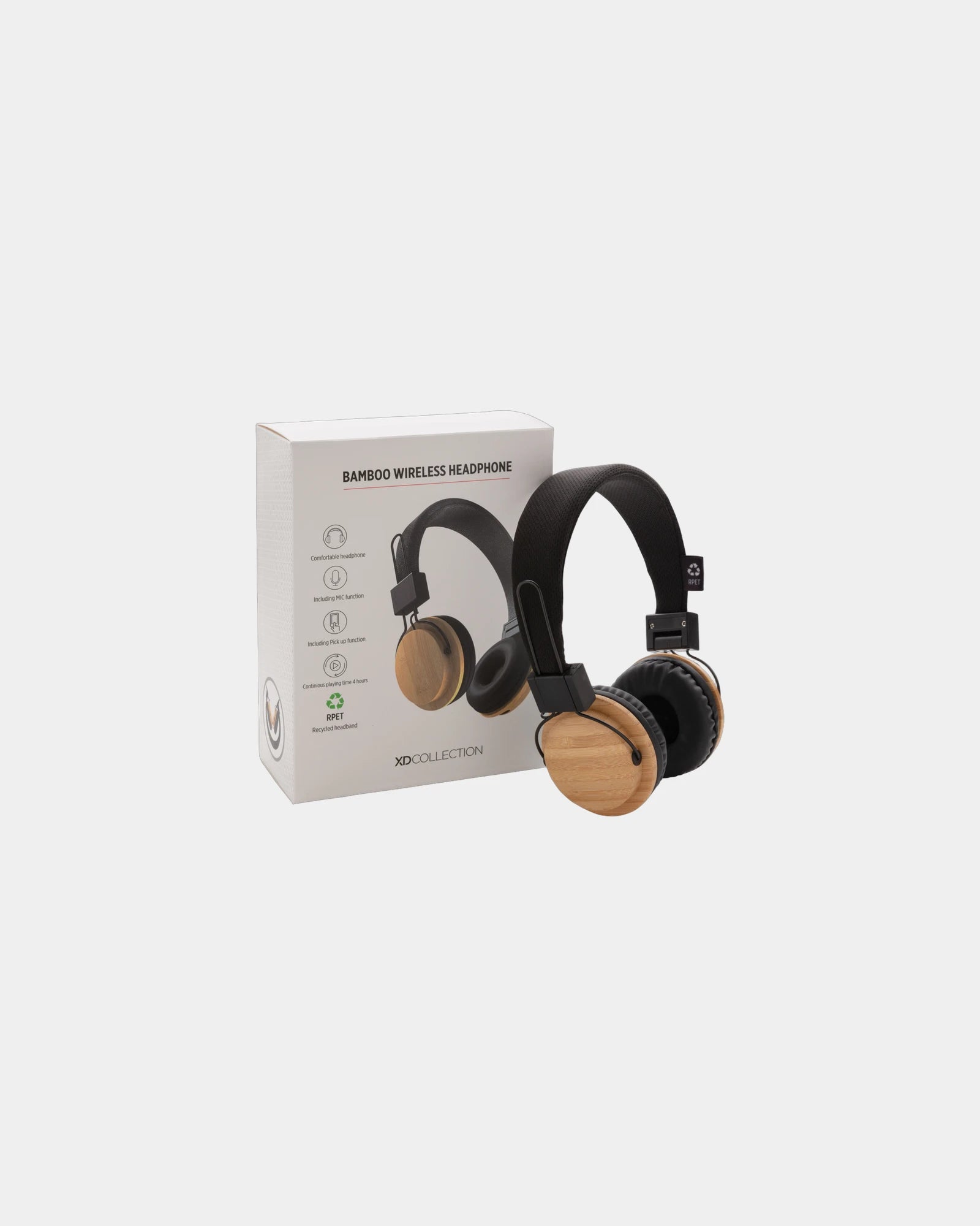 Promotional bamboo wireless headphones - 7