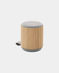 Promotional bamboo fabric 3W speaker - Brown