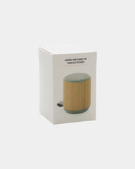 Promotional bamboo fabric 3W speaker