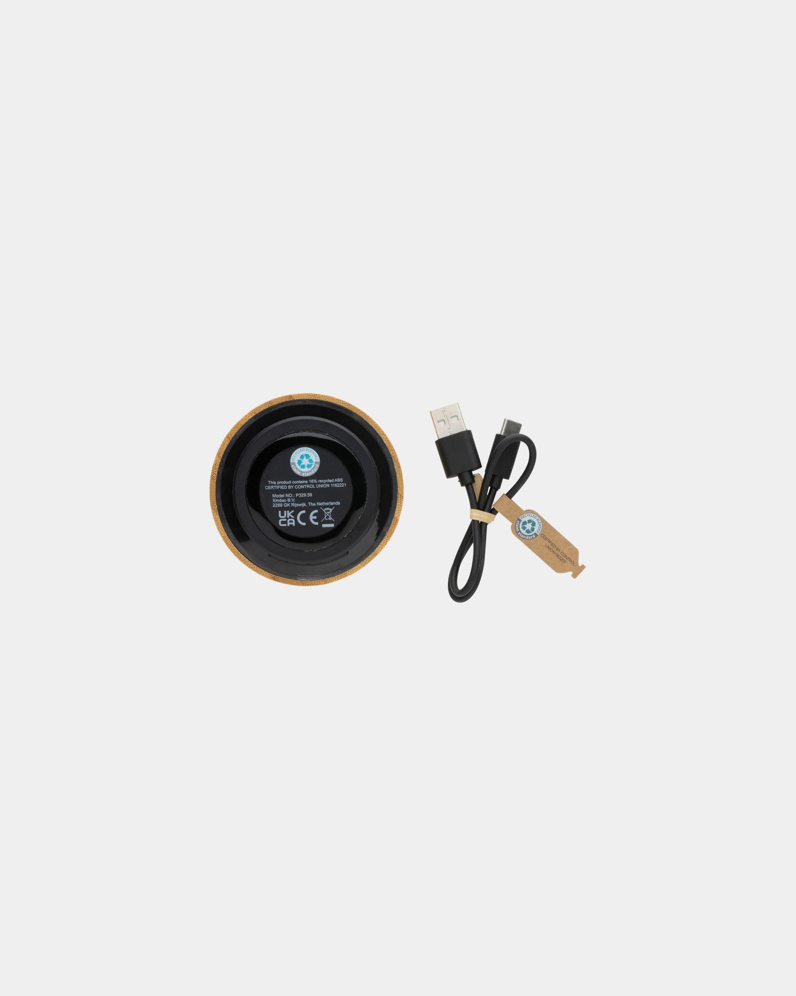 Promotional bamboo ABS 3W speaker - 3
