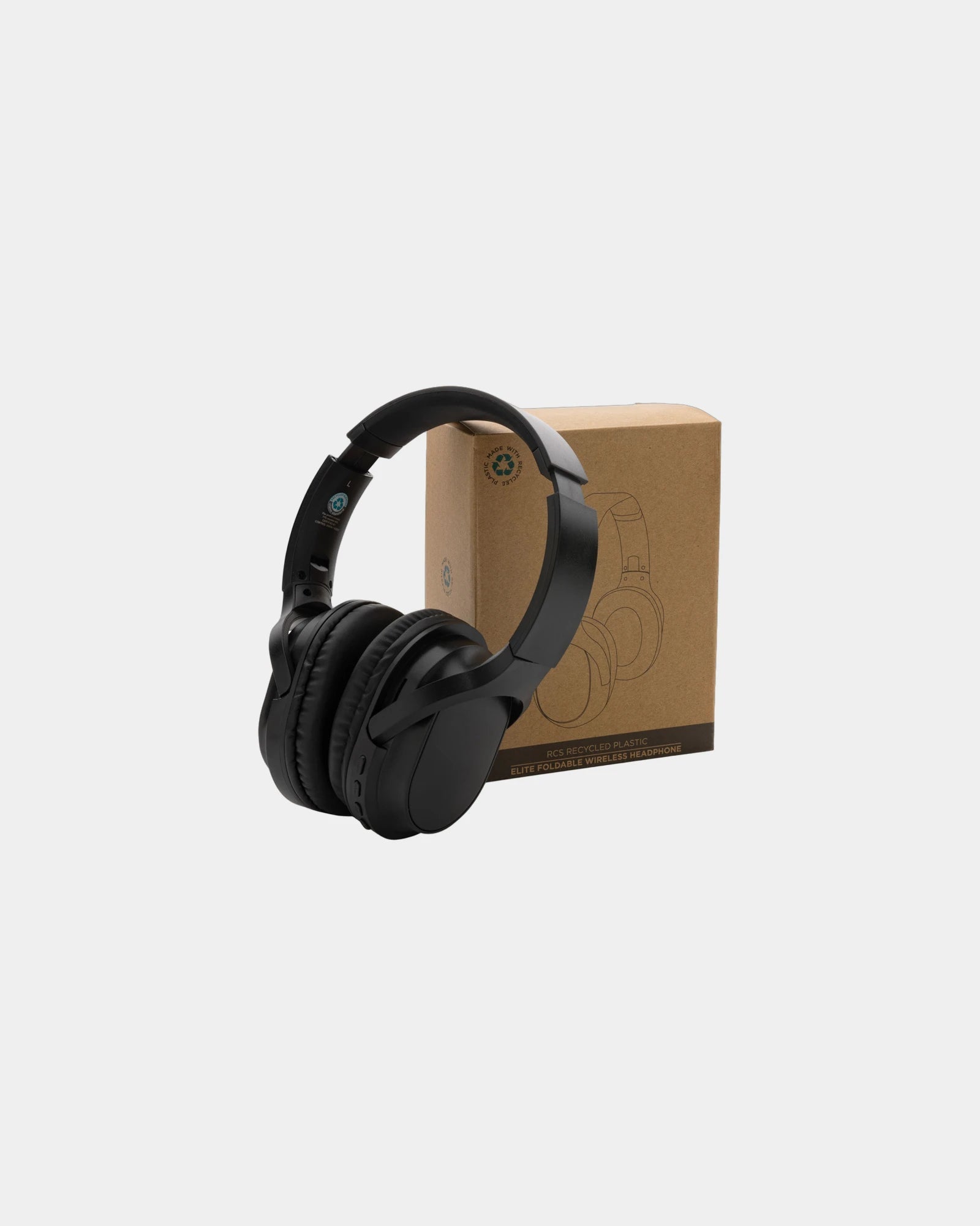 Promotional recycled plastic wireless headphones - 4