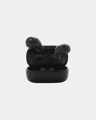 Custom recycled ABS wireless earbuds Urban Vitamin - Black