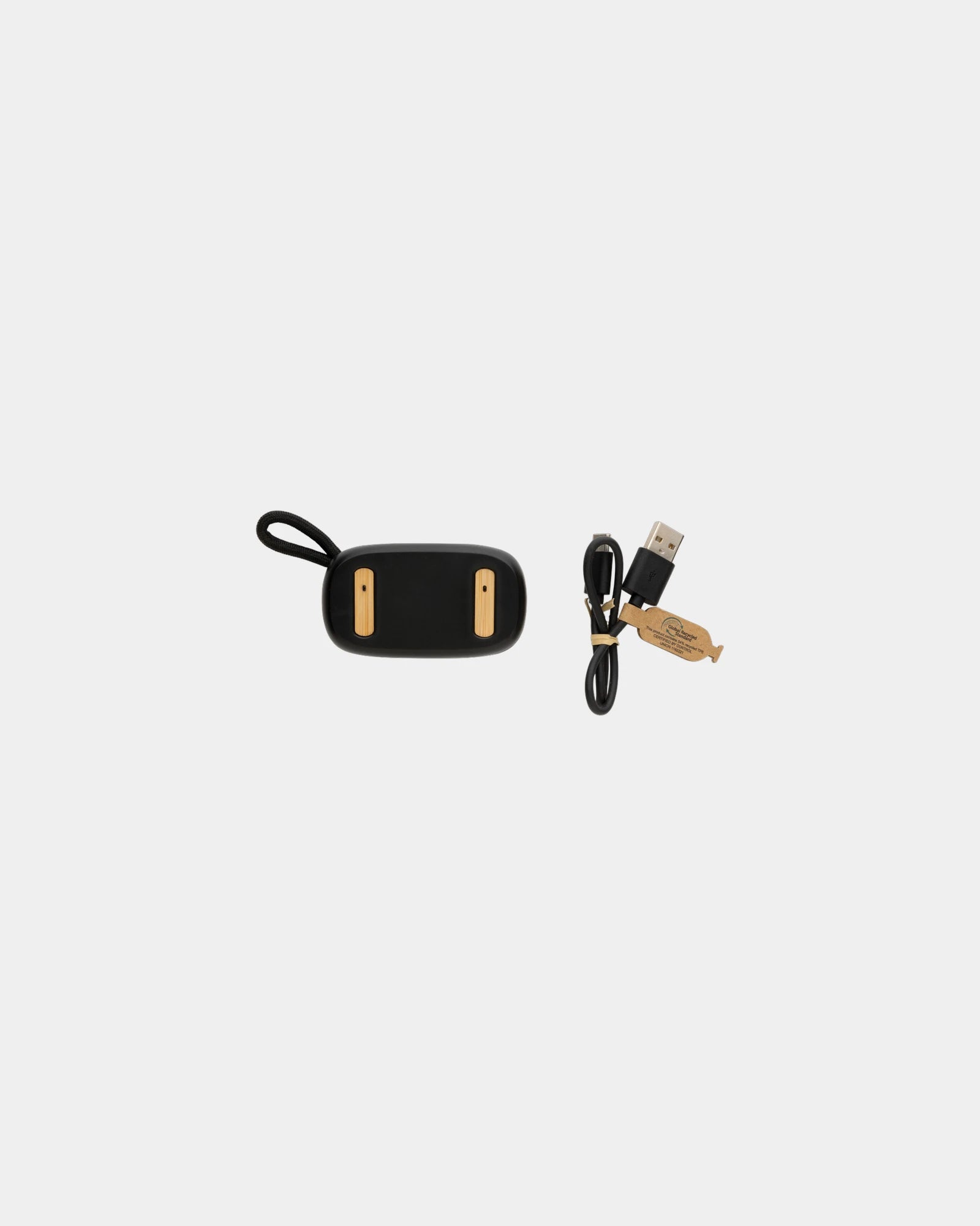 Custom recycled plastic TWS earbuds with bamboo - 2