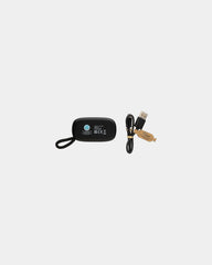 Custom recycled plastic TWS earbuds with bamboo - 3