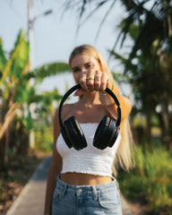 Promotional recycled aluminum wireless headphones - 10