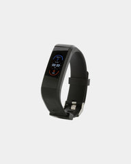 Custom recycled TPU smartwatch with heart rate monitor - Black
