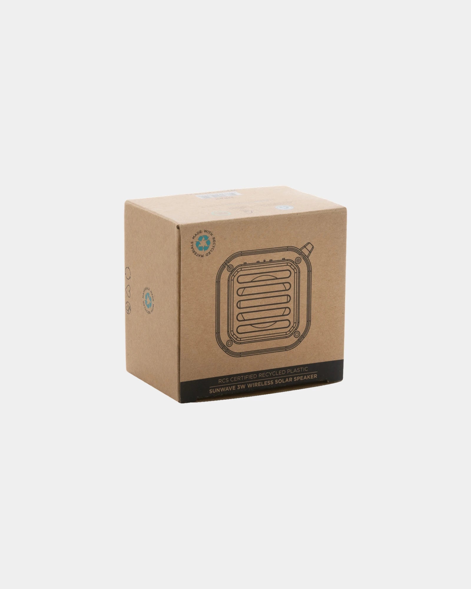 Promotional recycled plastic 3W solar speaker