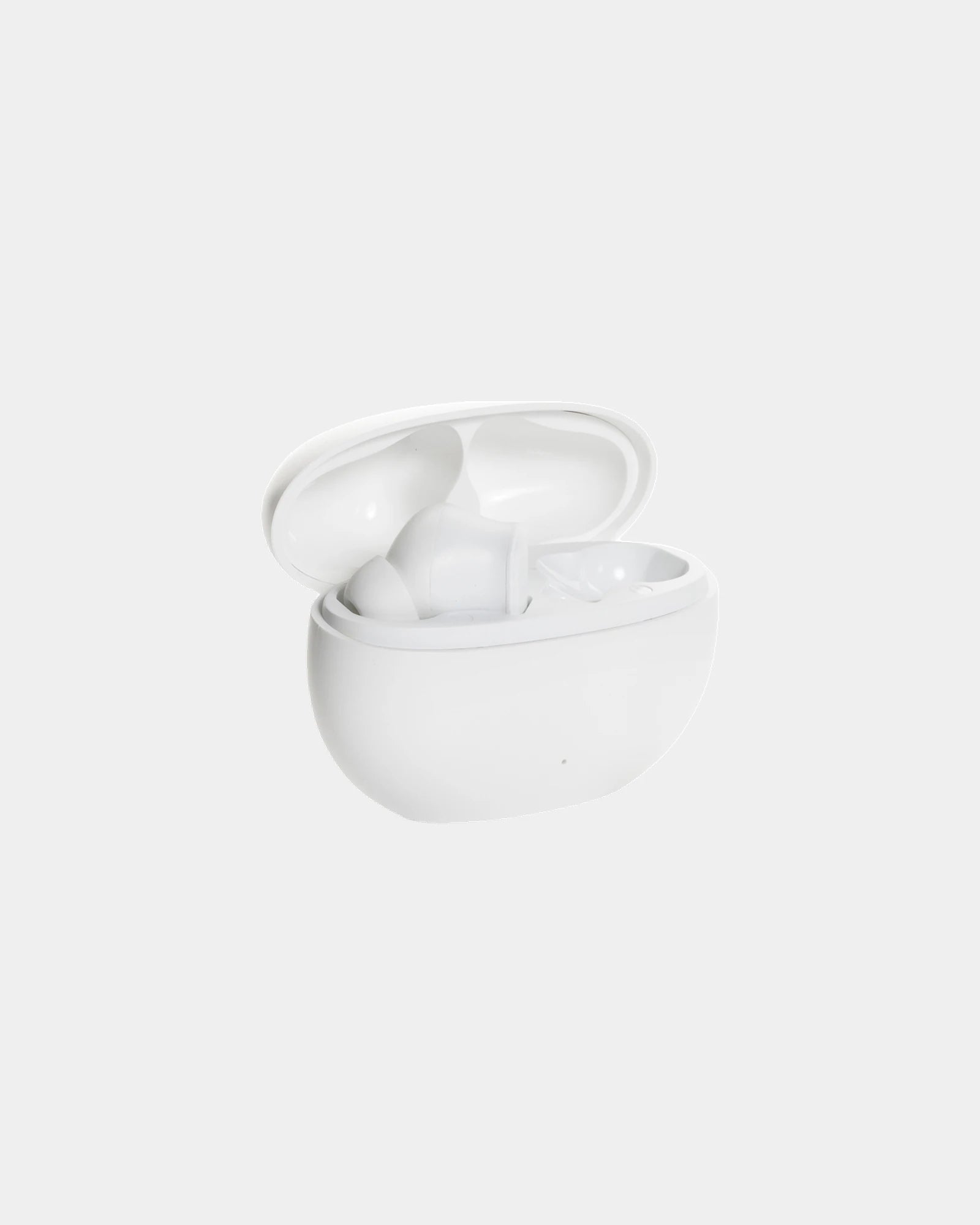 Custom recycled plastic wireless earbuds ANC/ENC - White