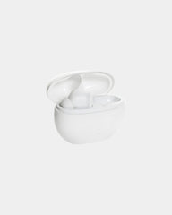 Custom recycled plastic wireless earbuds ANC/ENC - White