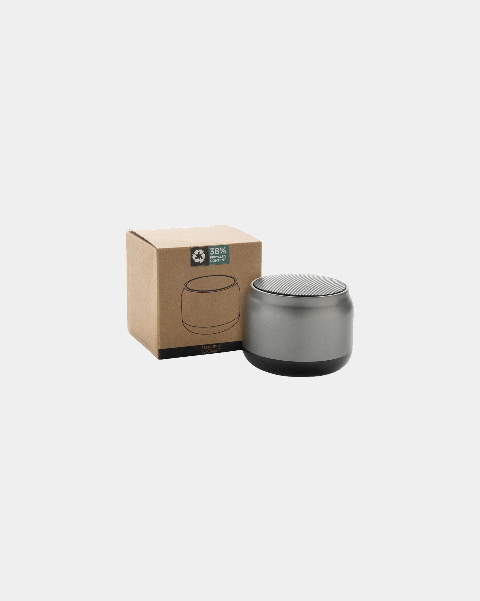 Promotional recycled ABS speaker BeatBuddy