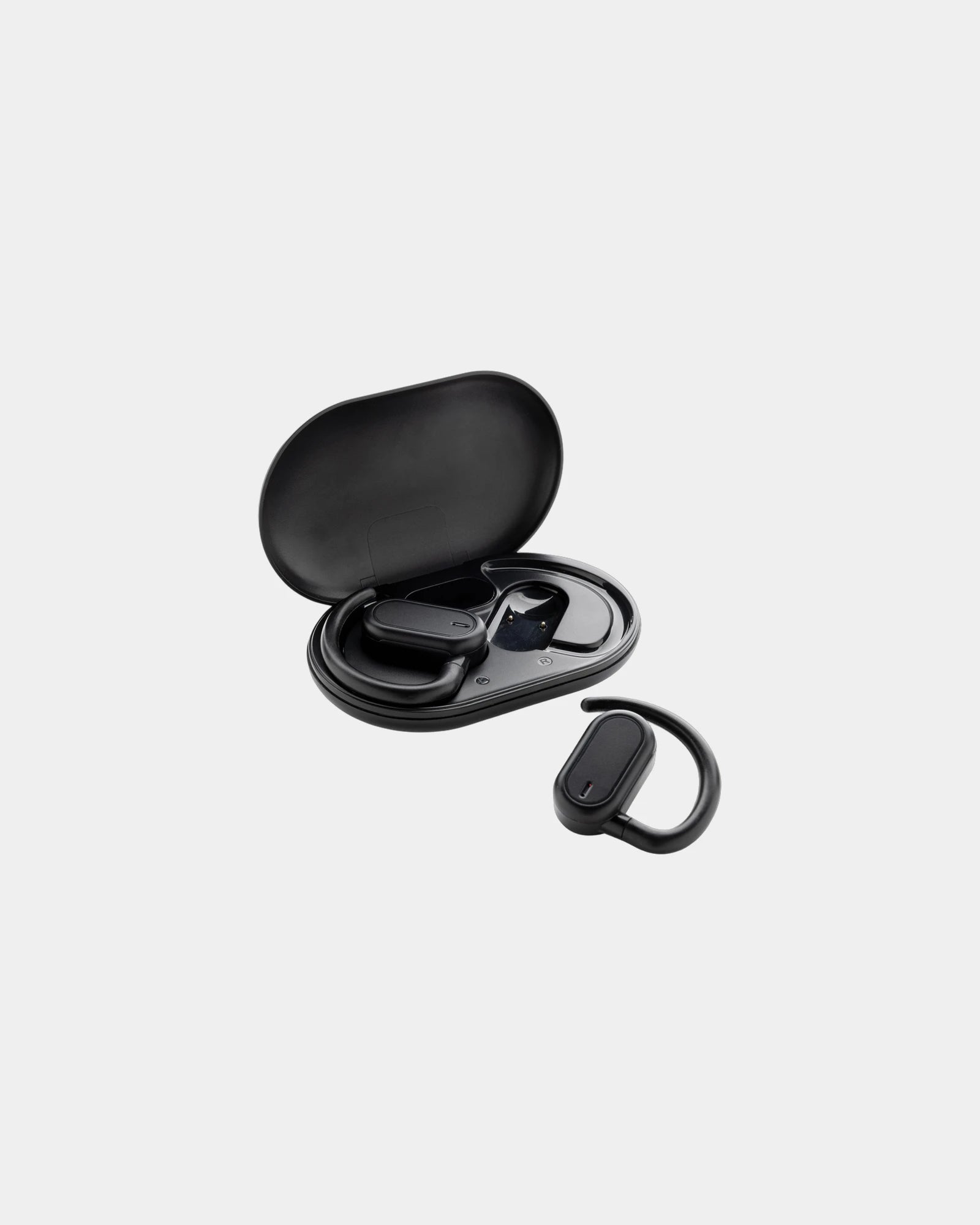Promotional recycled TWS earbuds for audio - Black