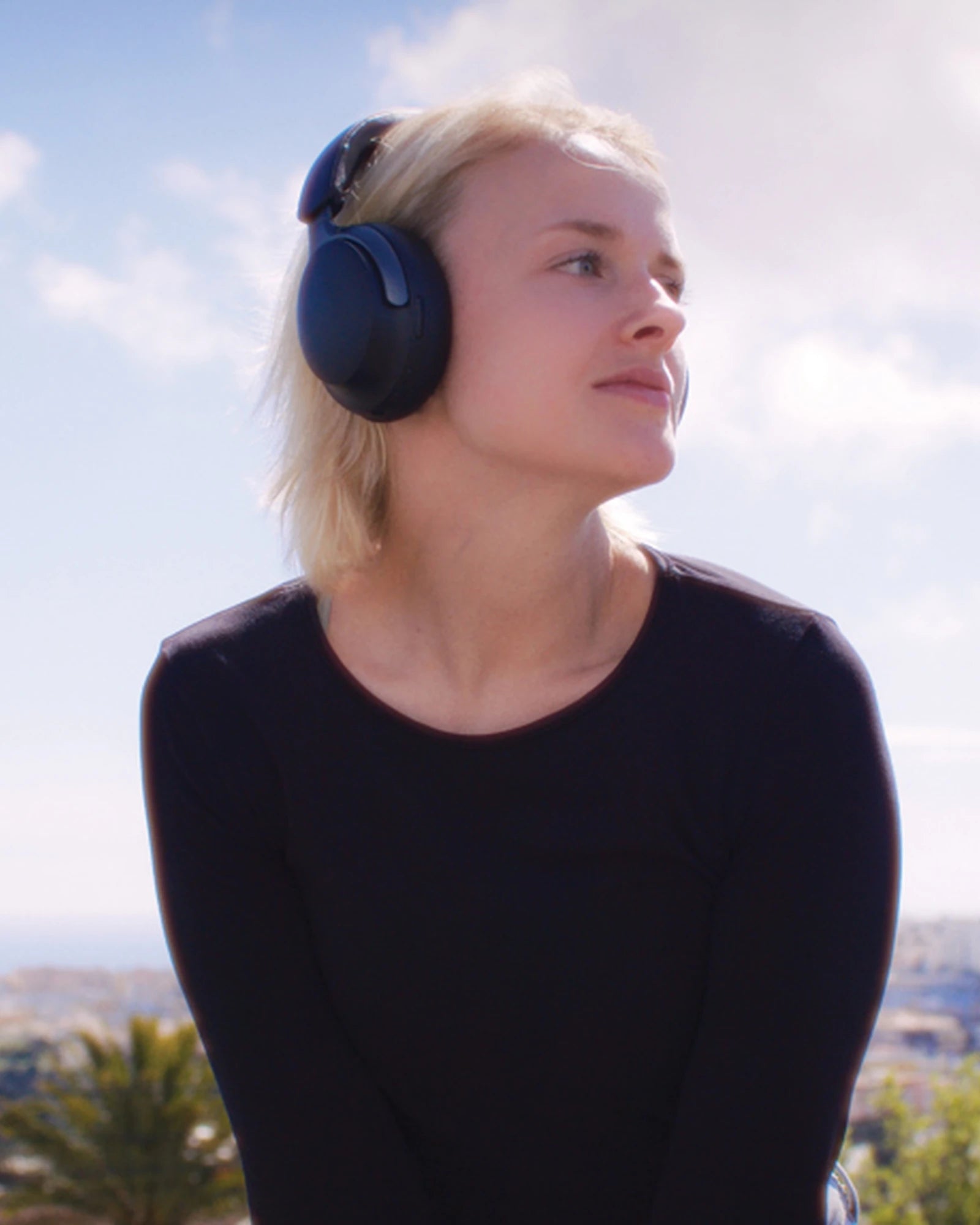 Promotional recycled plastic ANC headphones - 4
