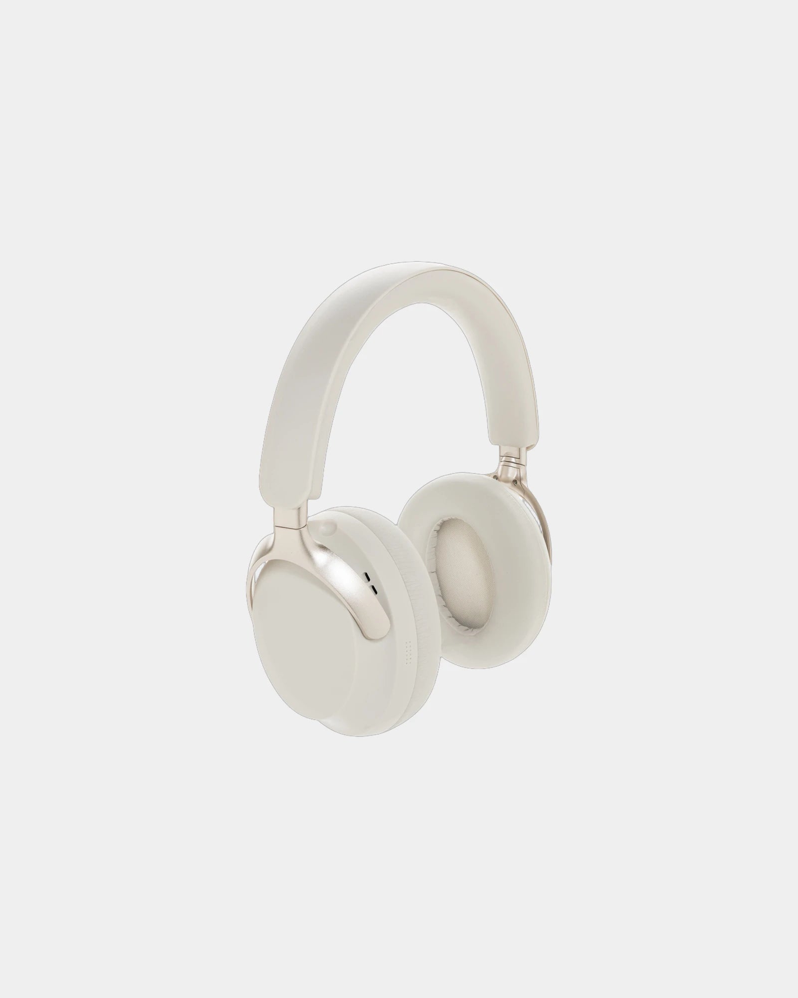 Promotional recycled plastic ANC headphones - White