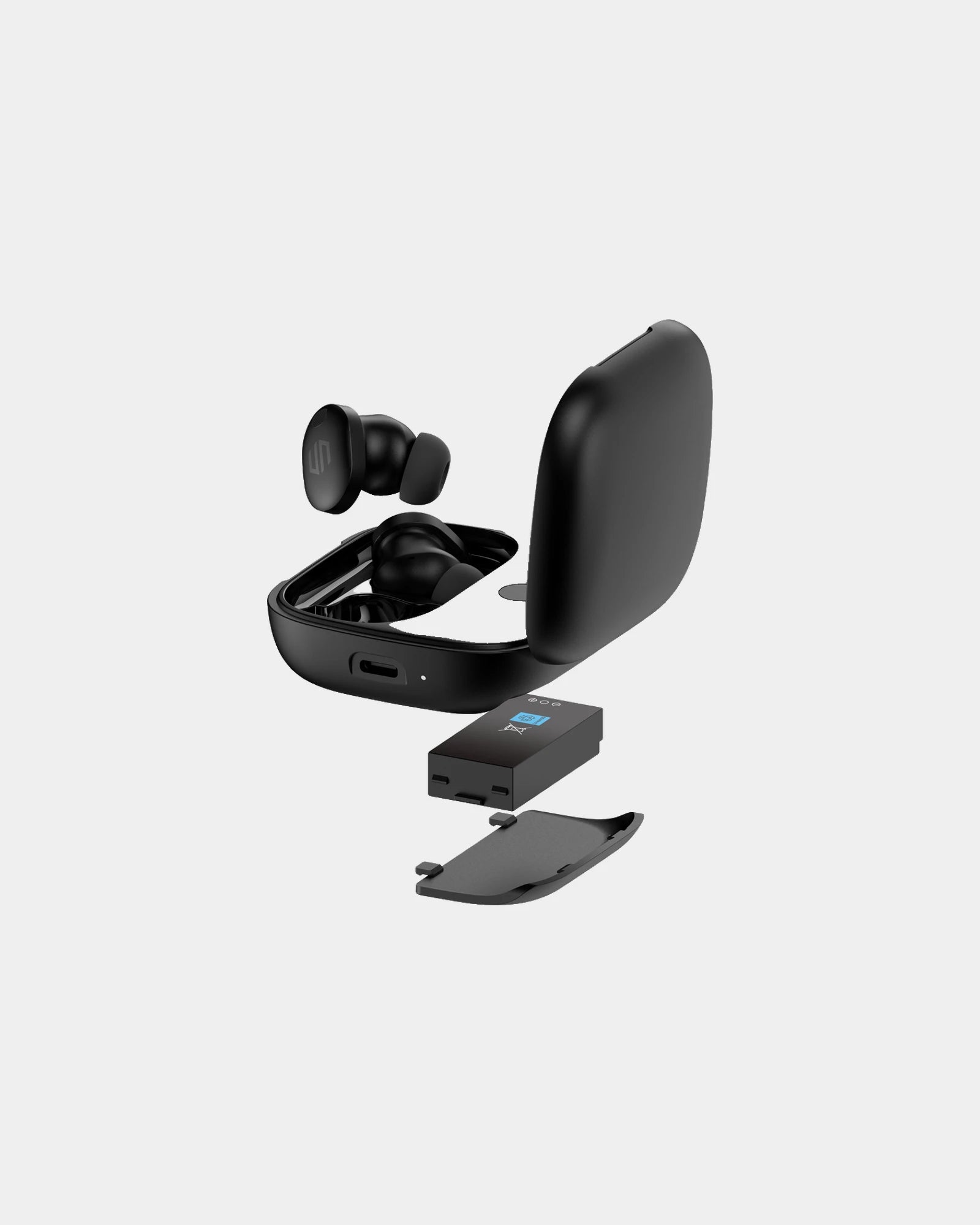 Custom recycled plastic wireless earbuds Urban Vitamin