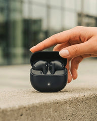 Custom recycled ABS wireless earbuds Urban Vitamin - 8