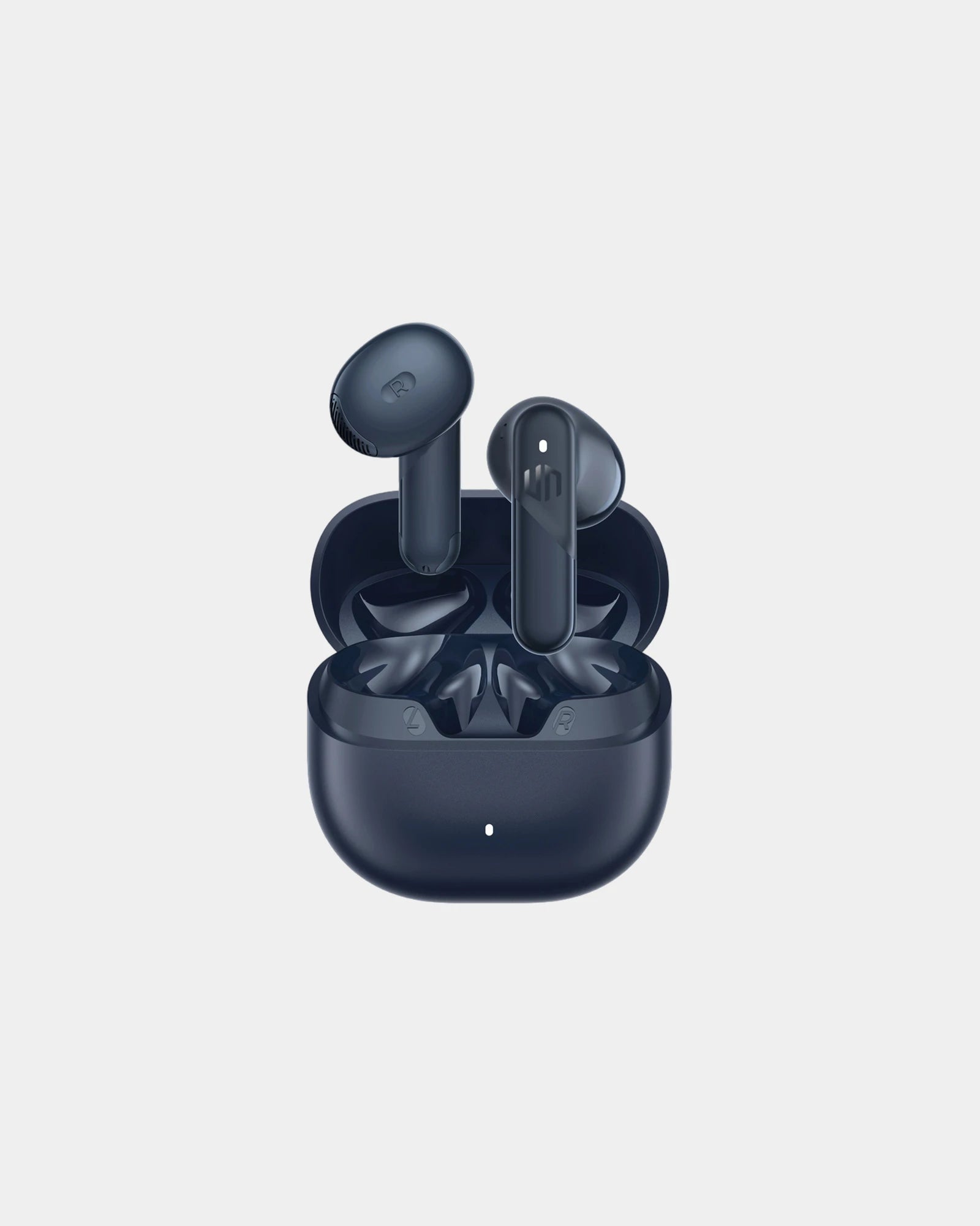 Custom recycled ABS wireless earbuds Urban Vitamin - Blue