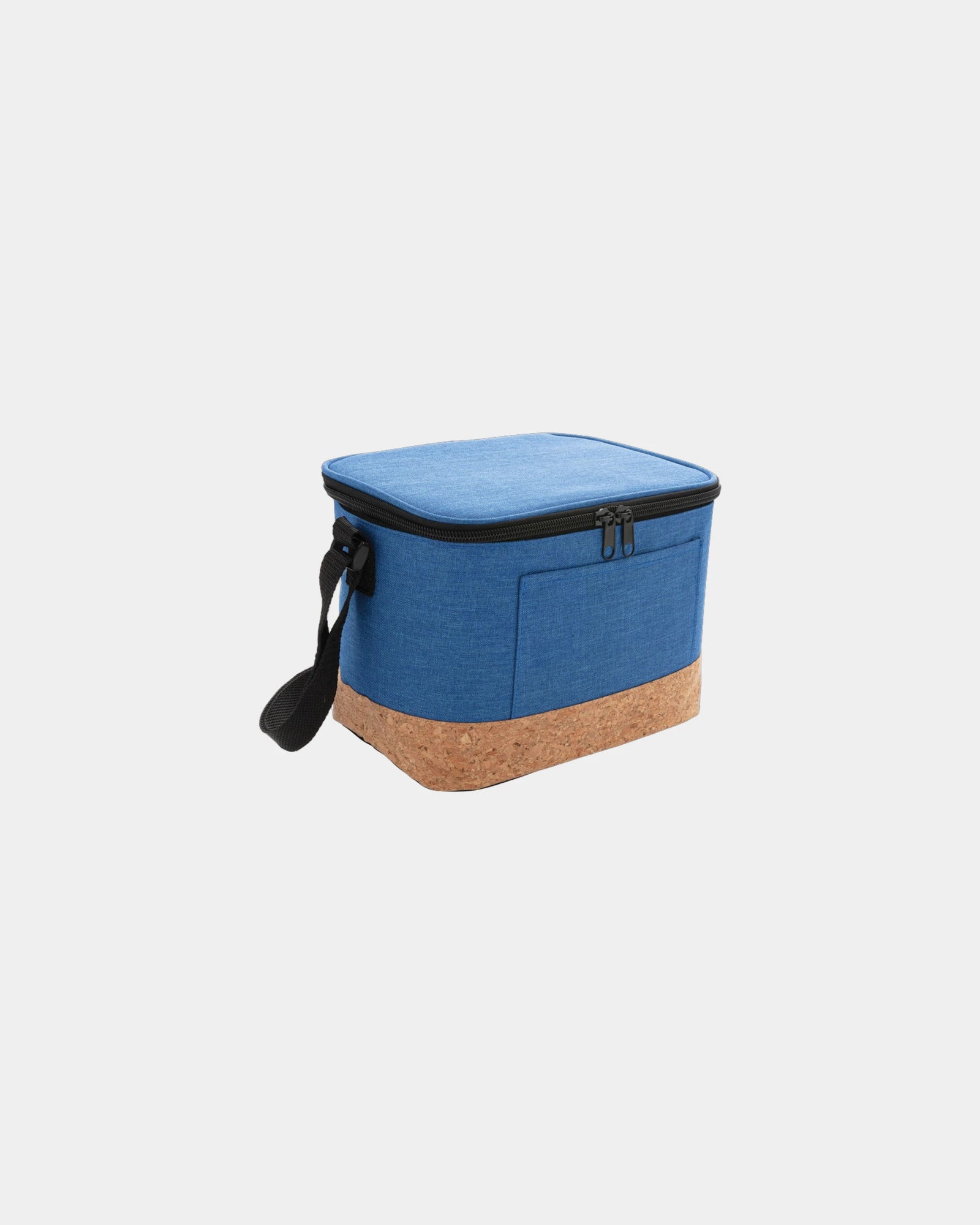 Promotional insulated polyester cooler bag - Blue