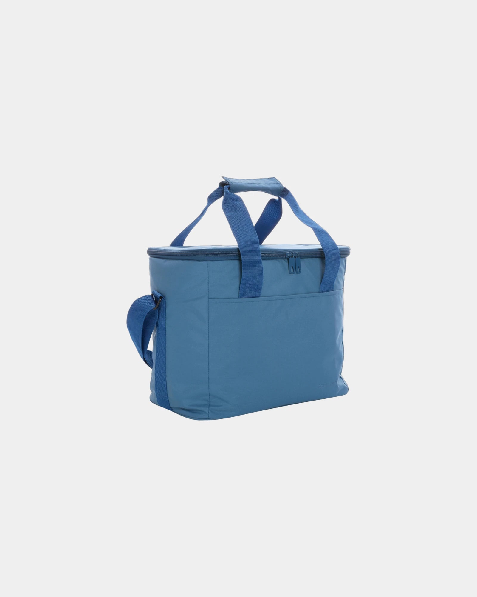 Promotional recycled polyester XL cooler bag - Blue