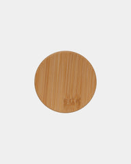 Promotional double-wall 250ml glass set with bamboo lid - 4