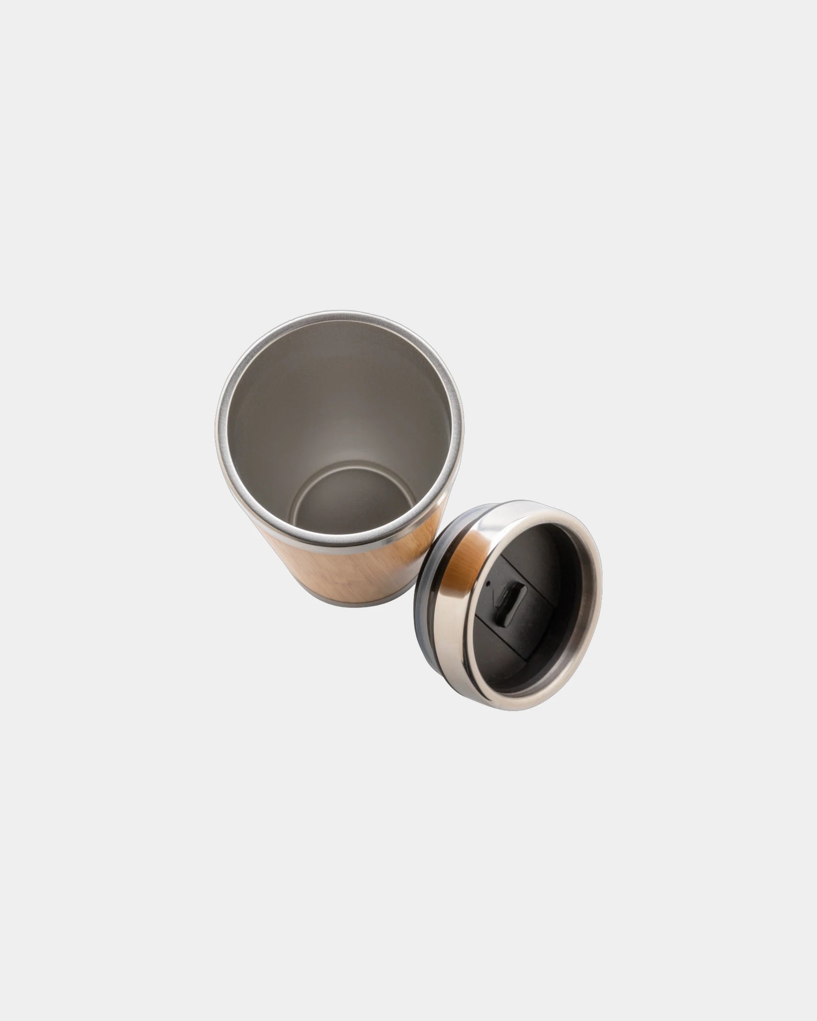 Promotional bamboo double-wall mug 450ml - 4