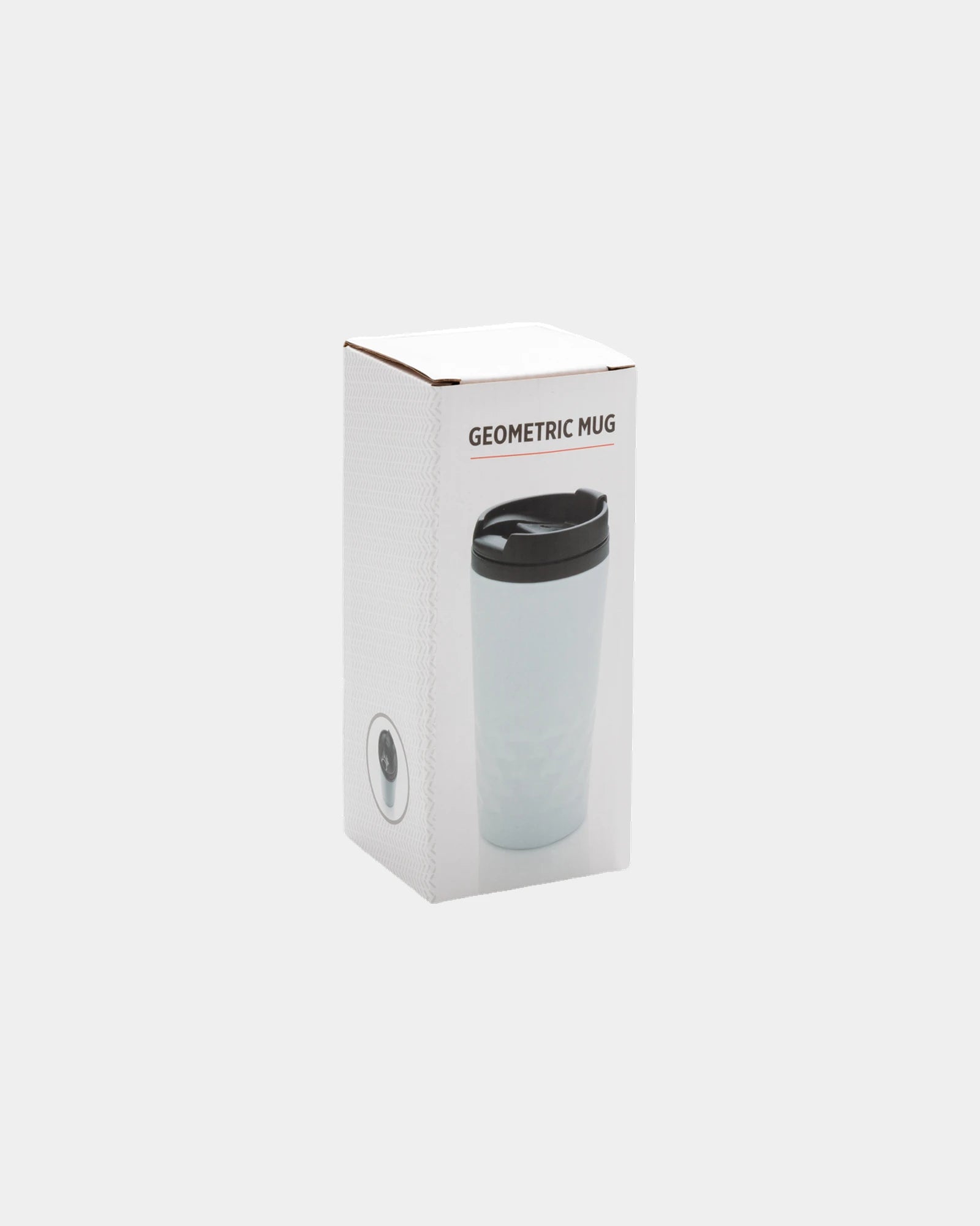 Custom geometric stainless steel 300ml mug