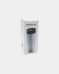 Custom geometric stainless steel 300ml mug