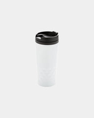 Custom geometric stainless steel 300ml mug - White