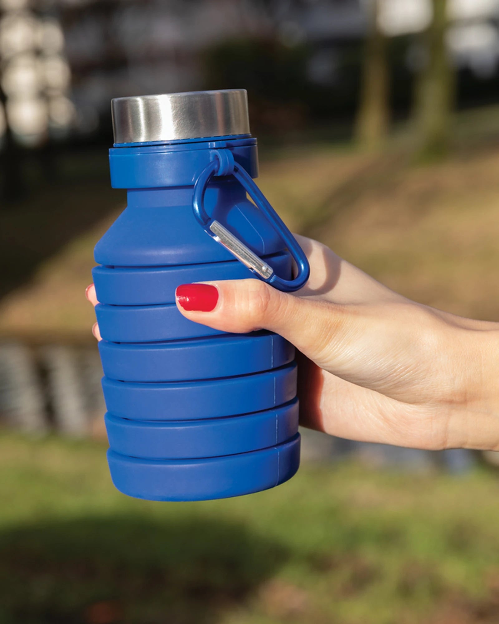 Promotional silicone water bottle 550ml - 11