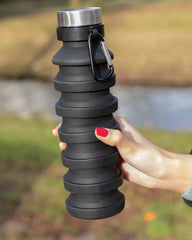 Promotional silicone water bottle 550ml - 6