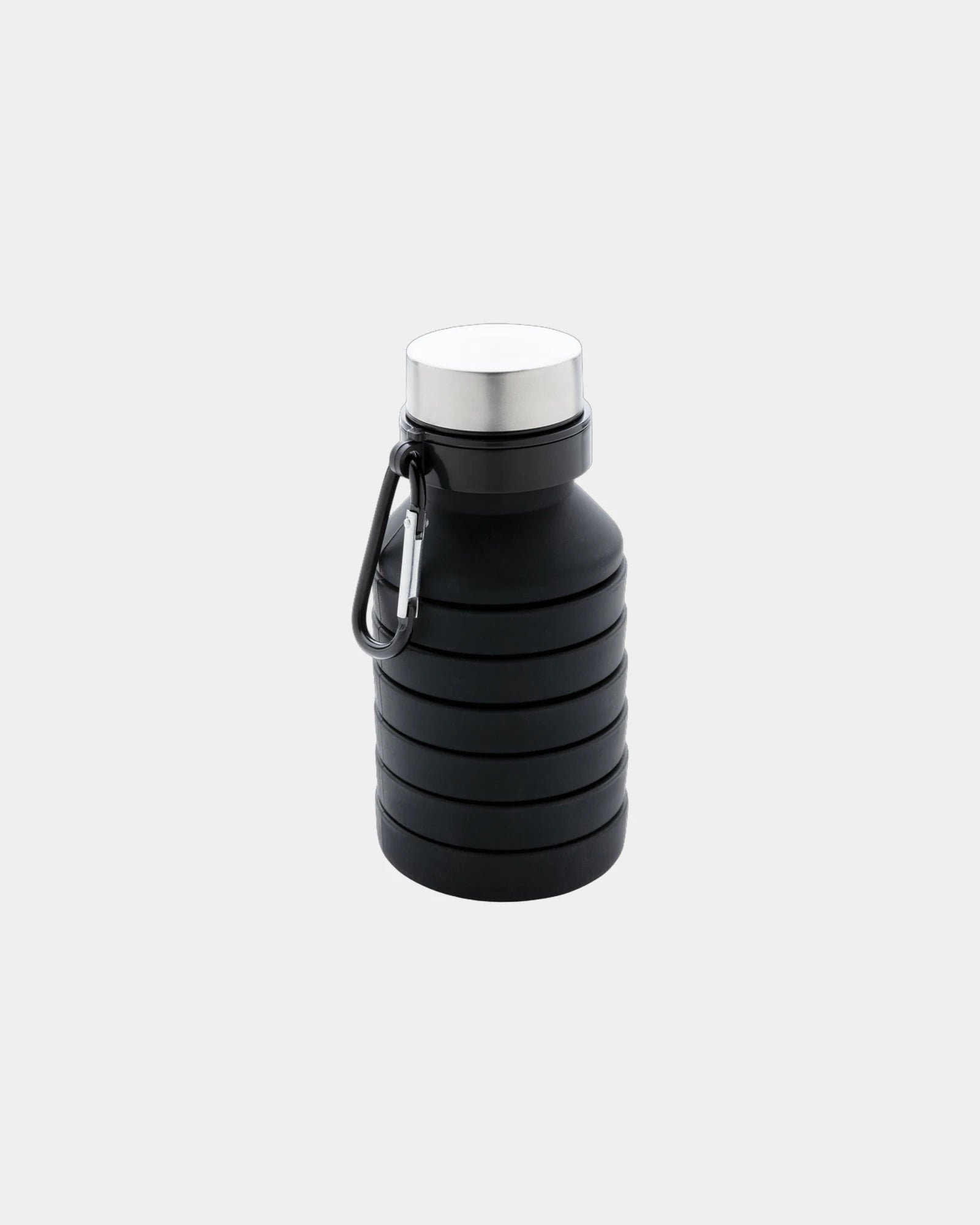 Promotional silicone water bottle 550ml - Black