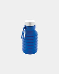 Promotional silicone water bottle 550ml - Blue
