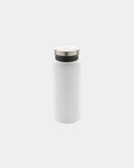Promotional recycled stainless steel 600ml water bottle - White