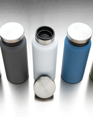 Promotional recycled stainless steel 600ml water bottle - 19
