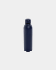 Promotional recycled stainless steel water bottle 500ml - Navy