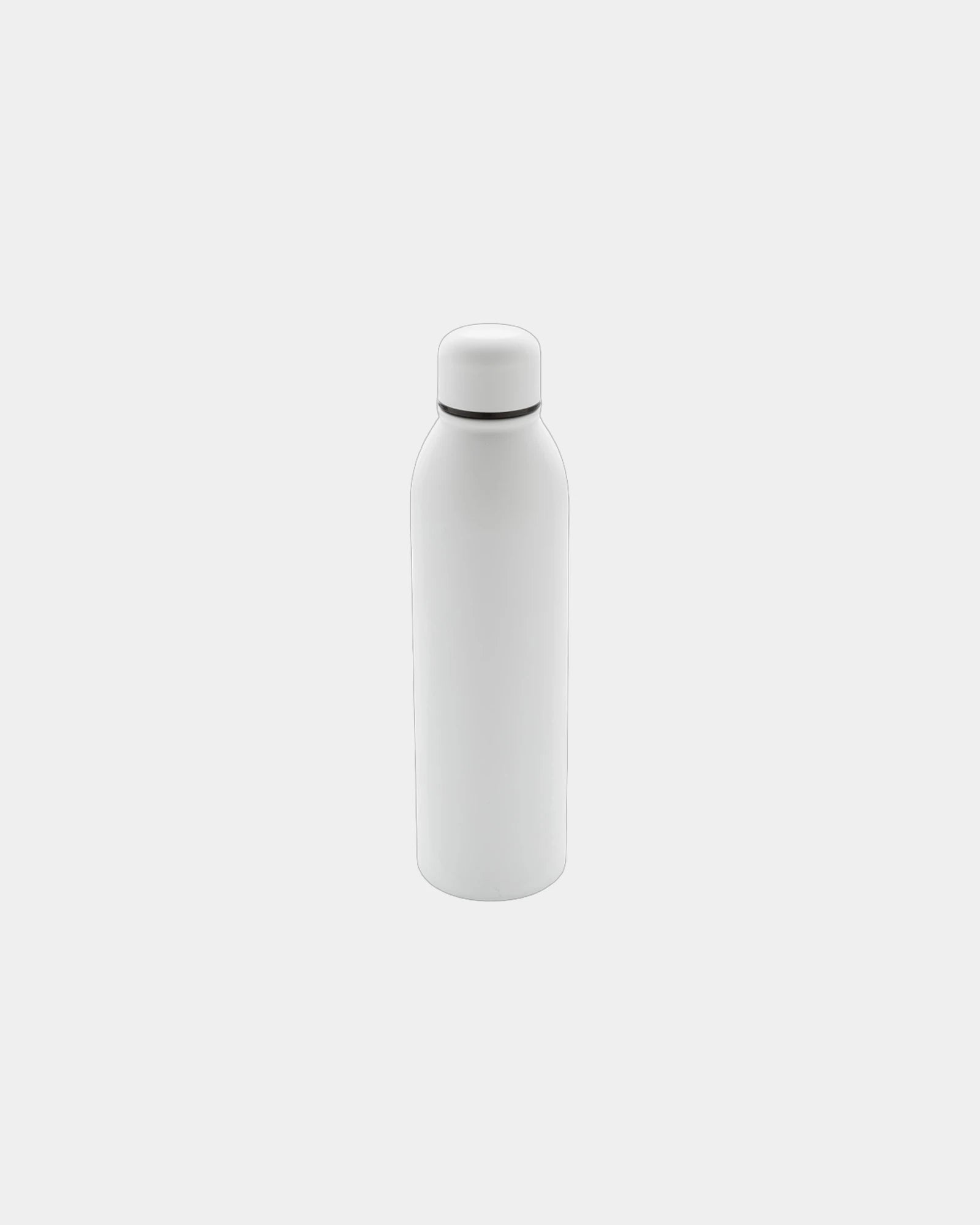 Promotional recycled stainless steel water bottle 500ml - White