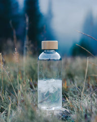 Promotional rPET water bottle 600ml with bamboo lid - 7