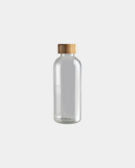 Promotional rPET water bottle 600ml with bamboo lid - 1