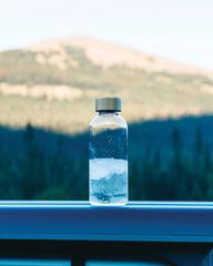 Promotional rPET water bottle 600ml with bamboo lid - 8