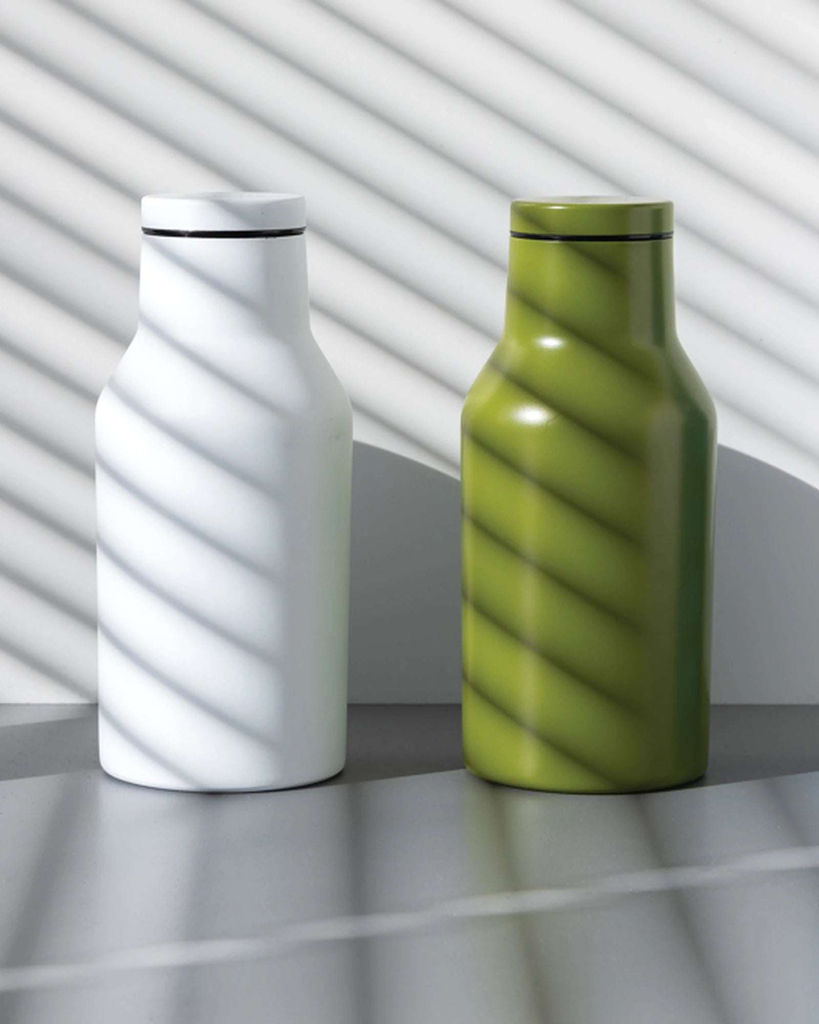 Promotional recycled stainless steel 300ml water bottle - 15