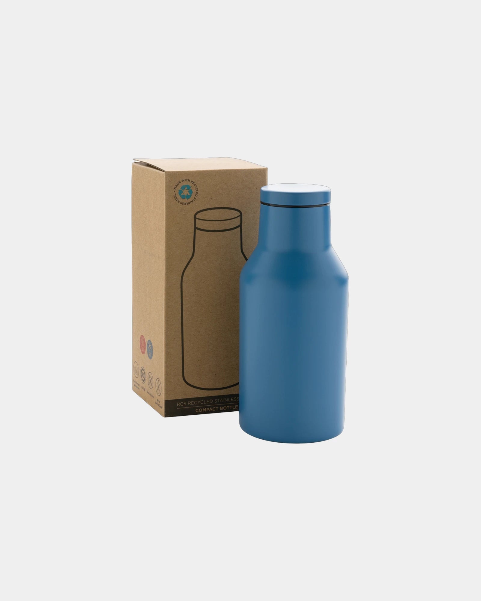 Promotional recycled stainless steel 300ml water bottle - 5