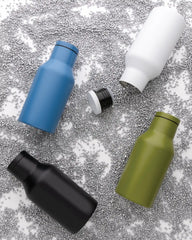 Promotional recycled stainless steel 300ml water bottle - 16