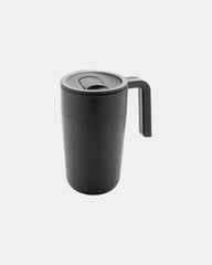 Promotional recycled stainless steel mug 480ml - Black