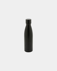 Promotional recycled stainless steel 500ml water bottle - Black