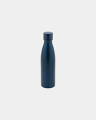 Promotional recycled stainless steel 500ml water bottle - Navy