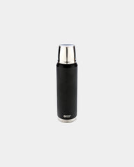Custom insulated stainless steel water bottle 1L - Black
