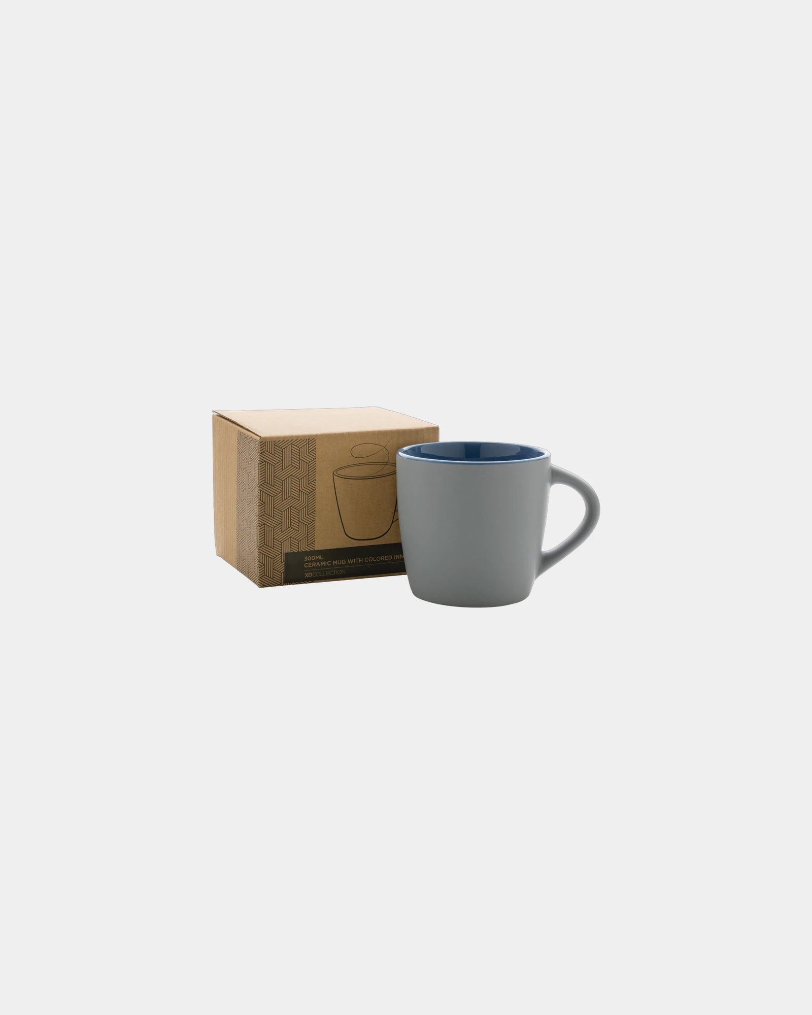 Custom ceramic mug 300ml with colored interior - 13