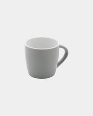 Custom ceramic mug 300ml with colored interior - Grey