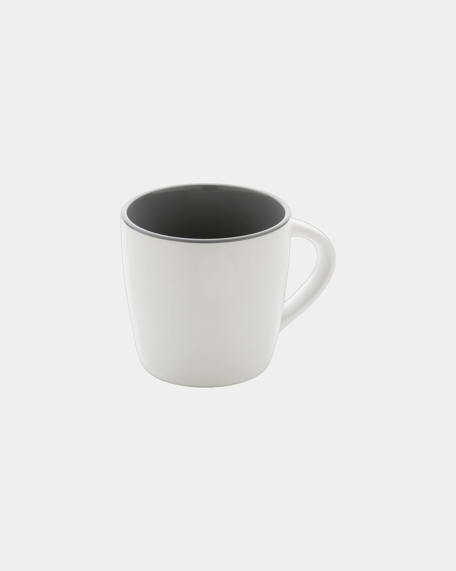 Custom ceramic mug 300ml with colored interior - White