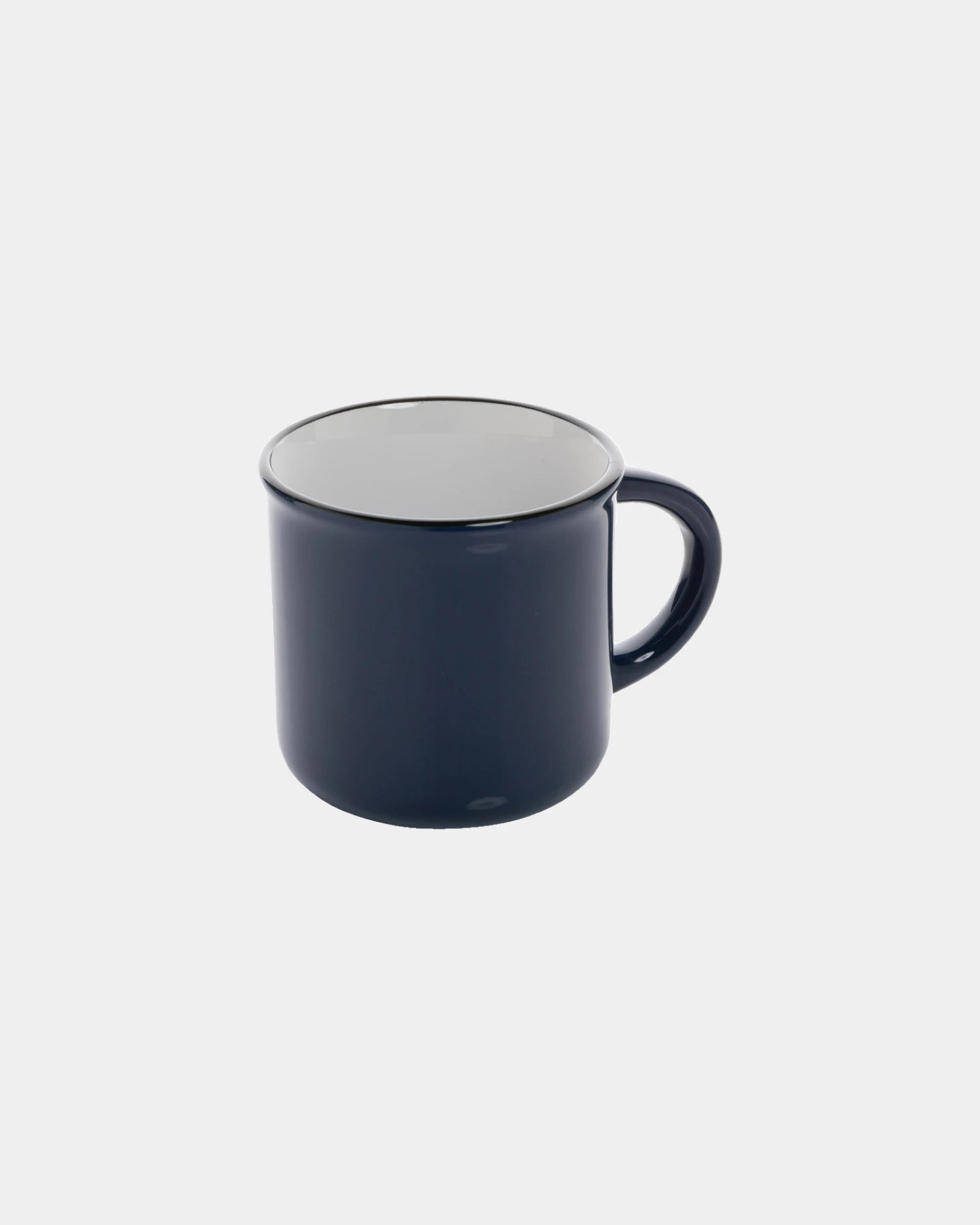 Promotional vintage ceramic mug 280ml - Navy
